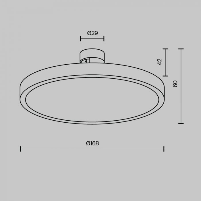 Трековый светильник Maytoni Technical TR153-1-10W3K-B — изображение 5