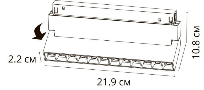 Трековый светодиодный светильник Arte Lamp Linea A4696PL-1WH — изображение 2