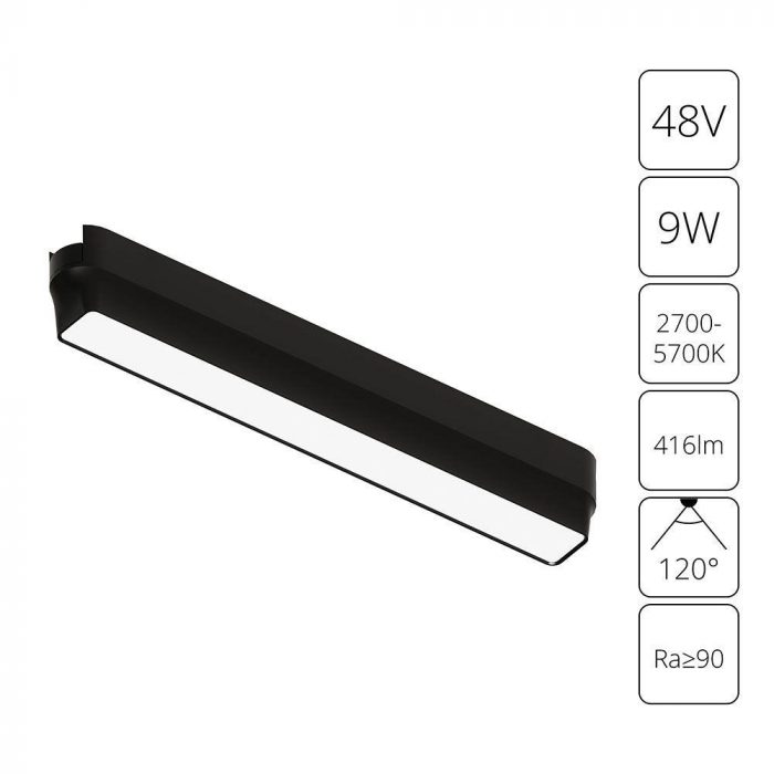 Трековый светодиодный светильник Arte Lamp Rapid A2953PL-1BK — изображение 3