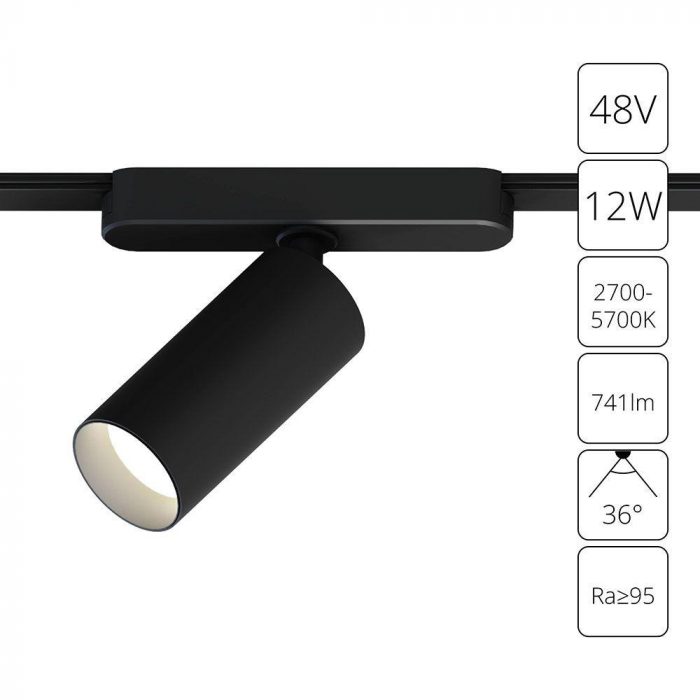 Трековый светодиодный светильник Arte Lamp Rapid A2958PL-1BK — изображение 3