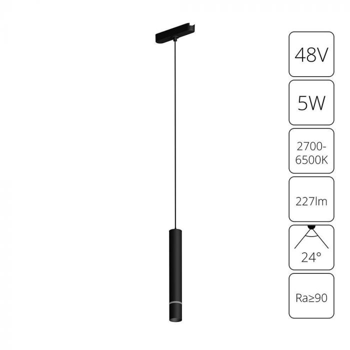 Трековый светодиодный светильник Arte Lamp Rapid A2959PL-1BK — изображение 3