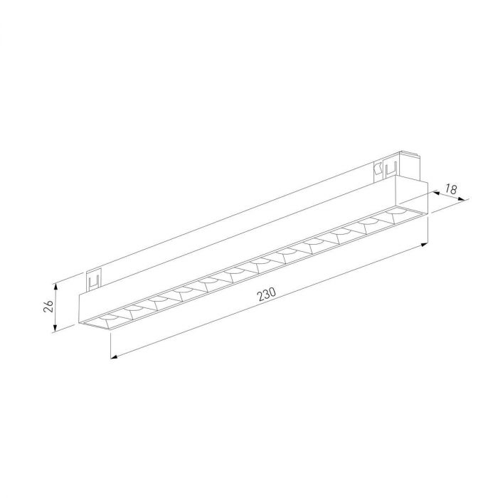 Трековый светодиодный светильник Elektrostandard Titan Line 85528/01 a069713 — изображение 2