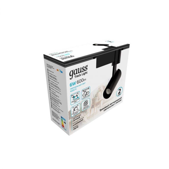 Трековый светодиодный светильник Gauss Track Light Led TR076 — изображение 2