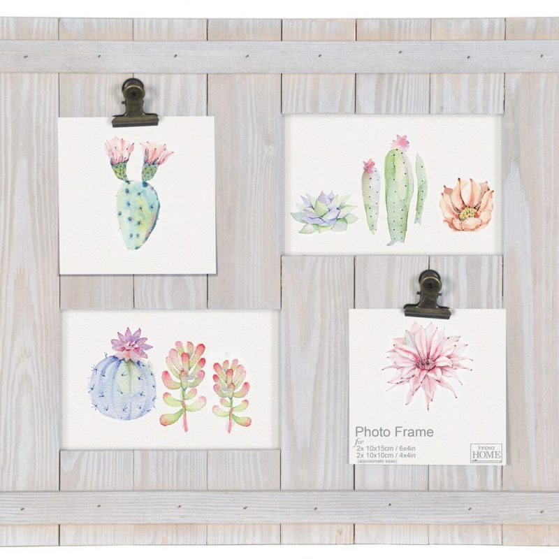Фоторамка Innova PI09913 Ф/рамка 4 фото, 2x 10*15cm, 2x 10*10cm Wood Arizona дерево (6/108) Б0037318