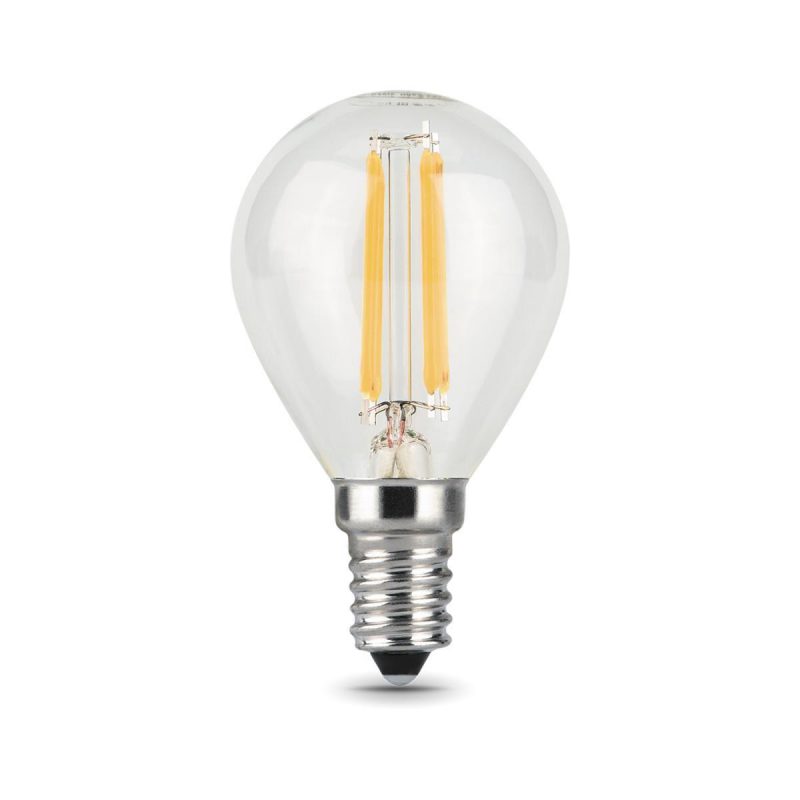 Лампа светодиодная филаментная Gauss E14 11W 2700К прозрачная 105801111