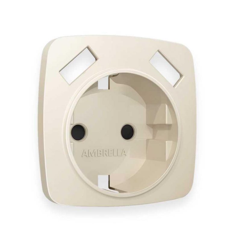Лицевая панель розетки AMBRELLA VOLT OP3290