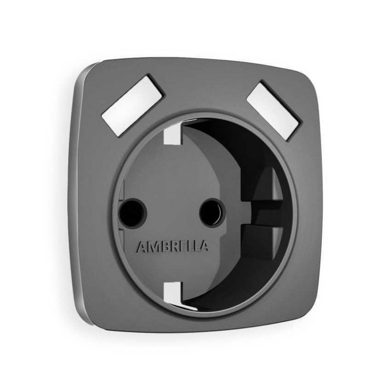 Лицевая панель  розетки AMBRELLA VOLT OP6590