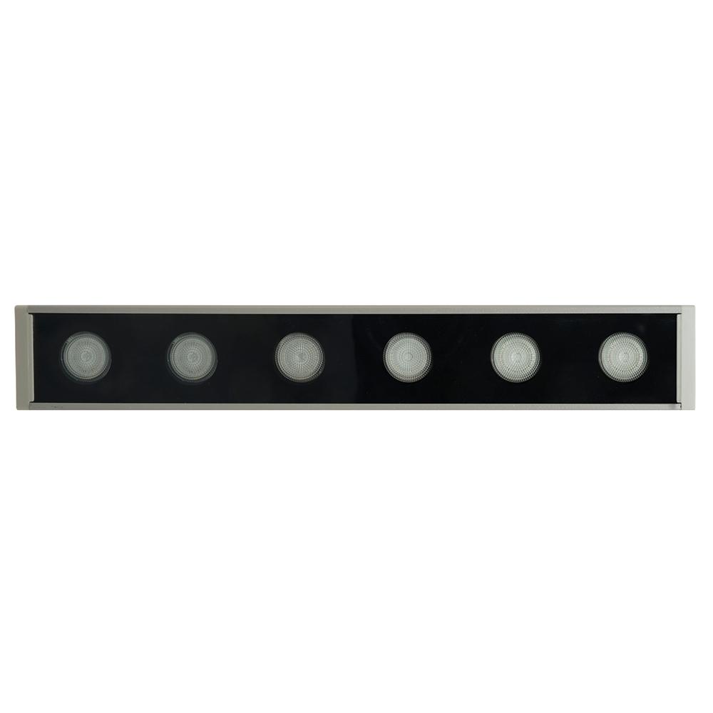 LL-893 Светодиодный линейный прожектор для подсветки стен, синий, 250*40*25mm, 6W DC24V, IP65 51566