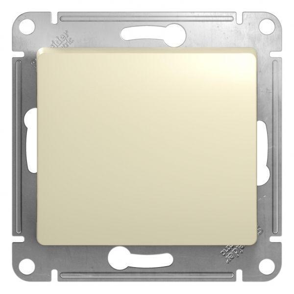 Переключатель одноклавишный проходной Systeme Electric Glossa 10A 250V бежевый GSL000261