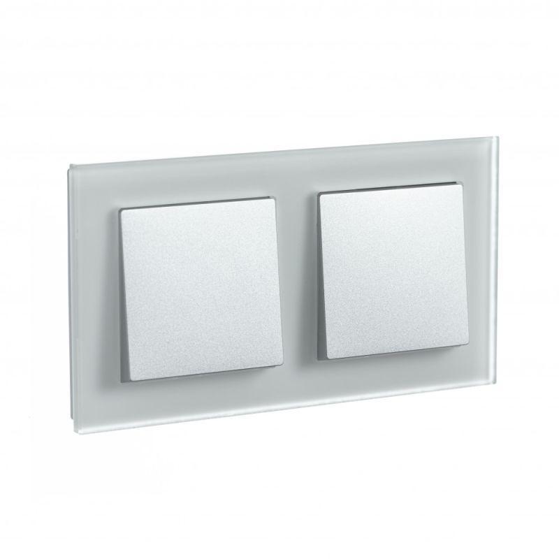 Рамка 2-постовая Systeme Electric AtlasDesign Nature белая ATN330102