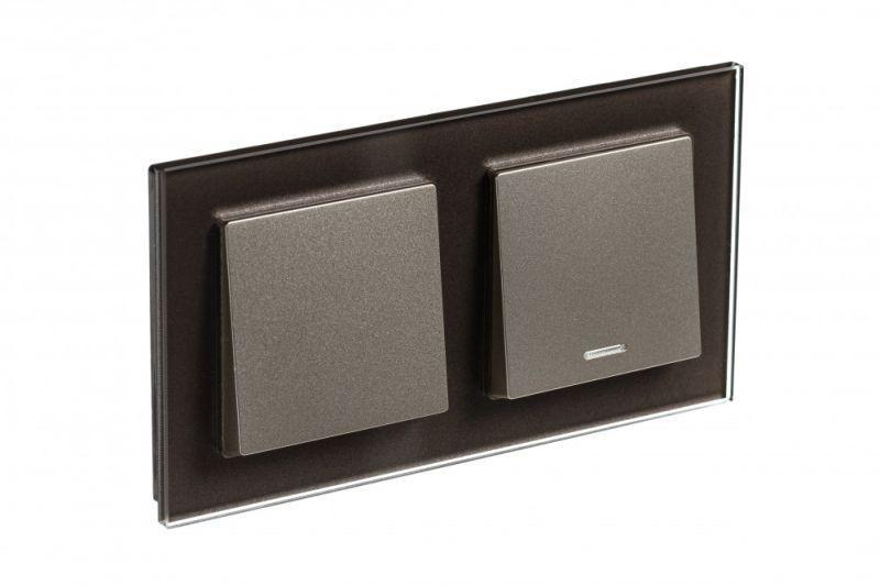 Рамка 2-постовая Systeme Electric AtlasDesign Nature мокко ATN320602