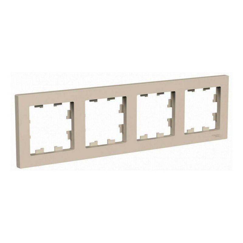Рамка 4-постовая Systeme Electric AtlasDesign песочный ATN001204