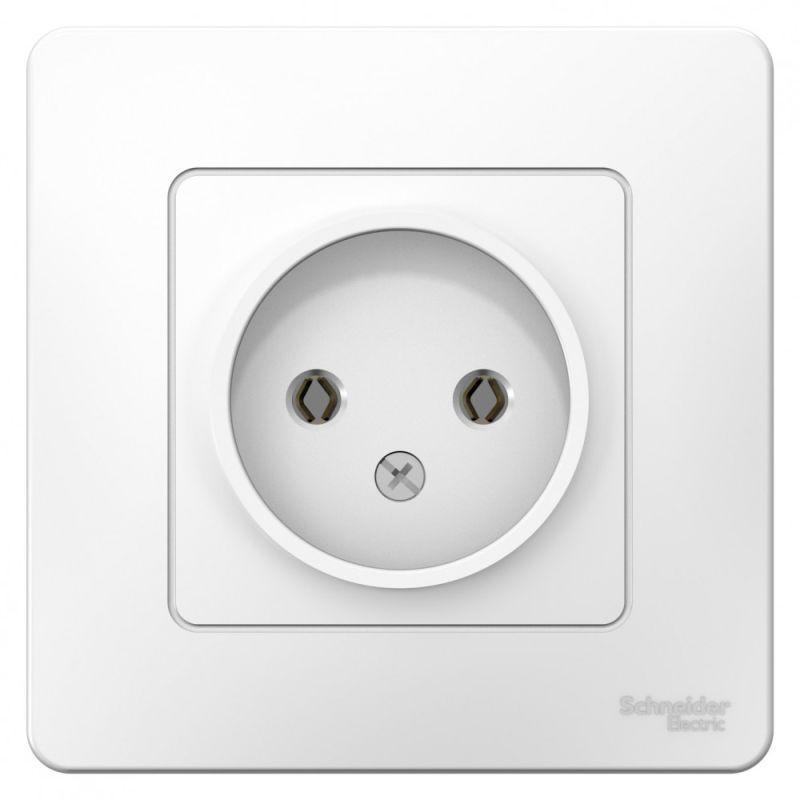 Розетка 2К Systeme Electric Blanca 16A 250V белая BLNRS000011
