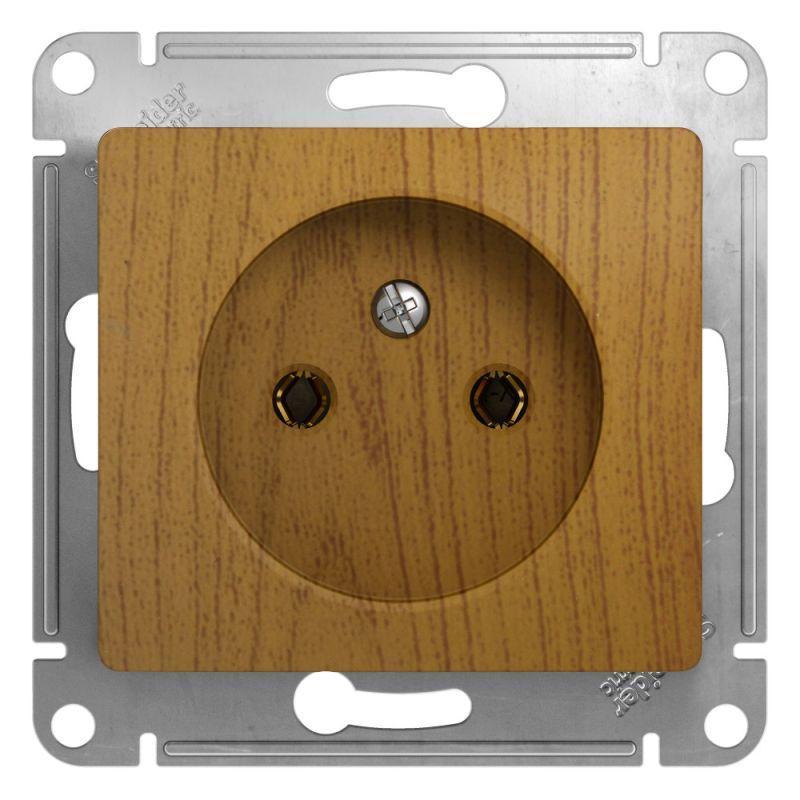 Розетка 2К Systeme Electric Glossa 16A 250V дуб GSL000541