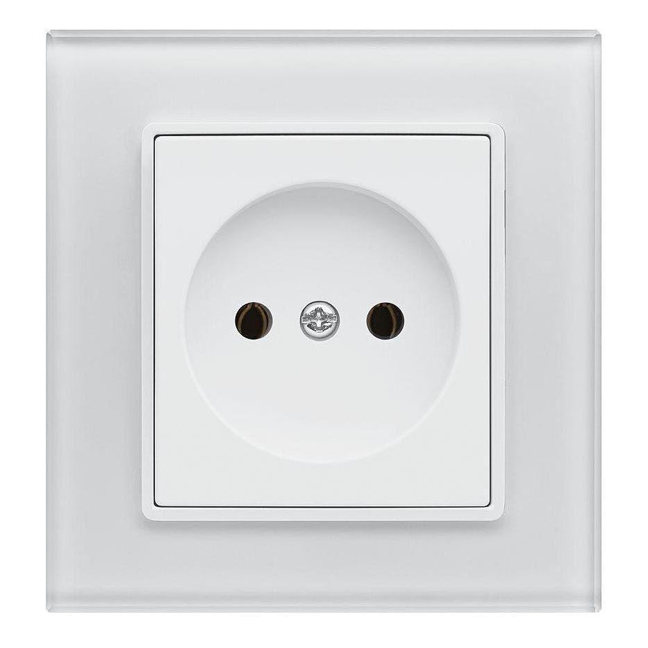 Розетка 2P Vesta-Electric Exclusive White белый FRZ00040002BEL
