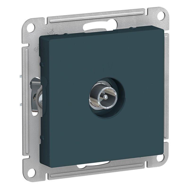 ТВ-розетка оконечная Systeme Electric AtlasDesign изумруд ATN000891