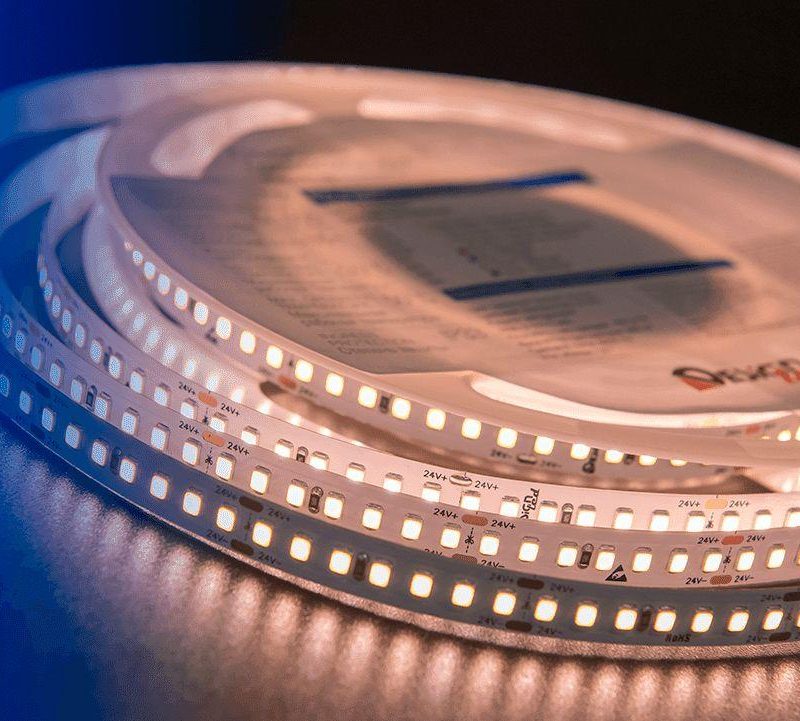 Светодиодная лента DesignLed DSG 2835 WW 168L-V24-IP33, 2700 K, 840 LED, 17W/m, 5000*10*2 mm, LUX 001821