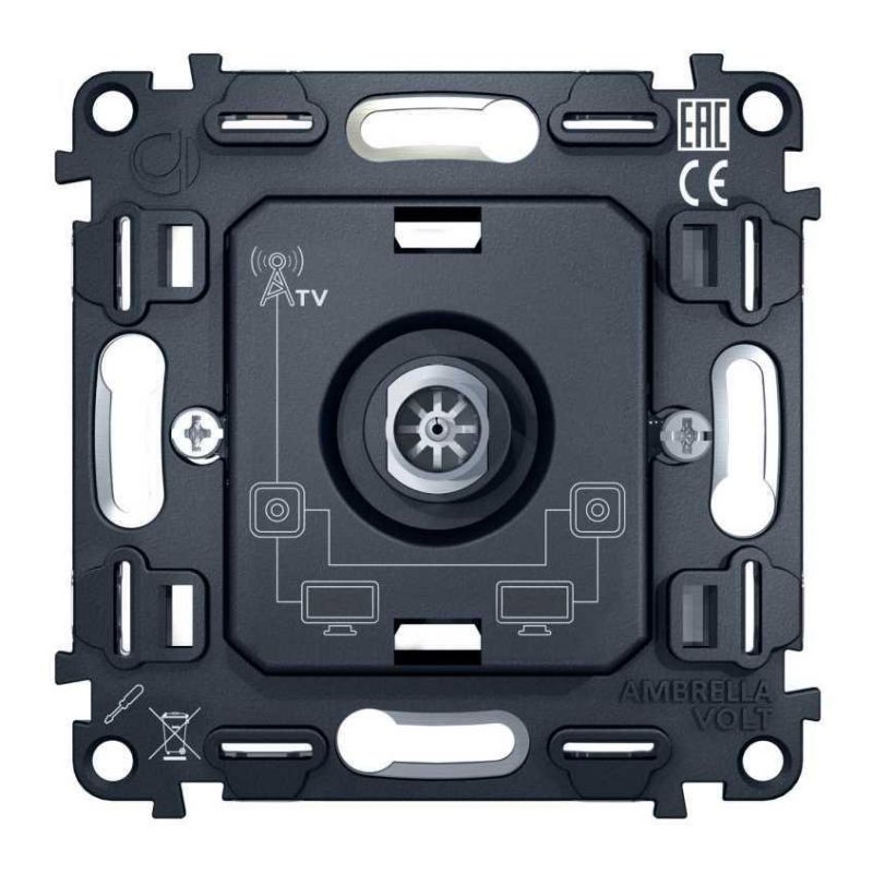 ТВ-розетка AMBRELLA VOLT VM211
