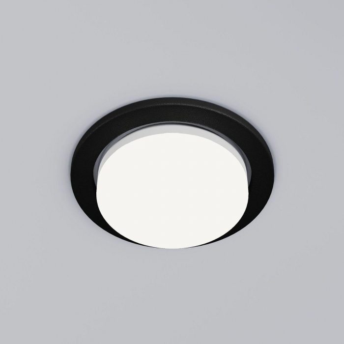 Встраиваемый светильник Elektrostandard 1035 GX53 WH черный a069360