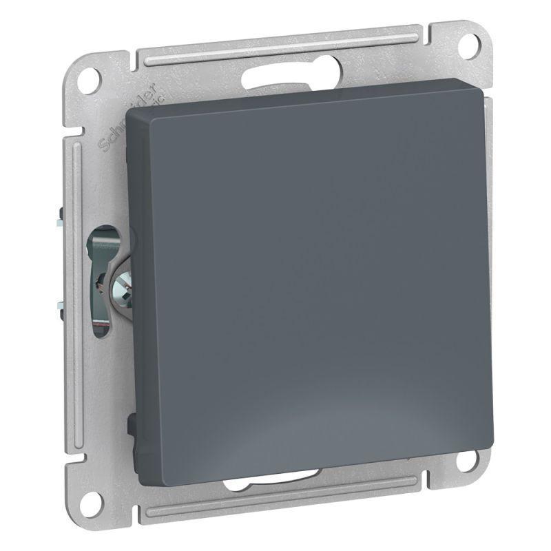 Выключатель кнопочный Systeme Electric AtlasDesign 10A 250V грифель ATN000715