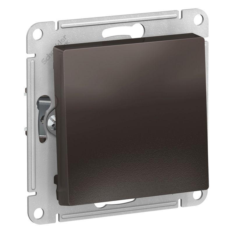 Выключатель кнопочный Systeme Electric AtlasDesign 10A 250V мокко ATN000615