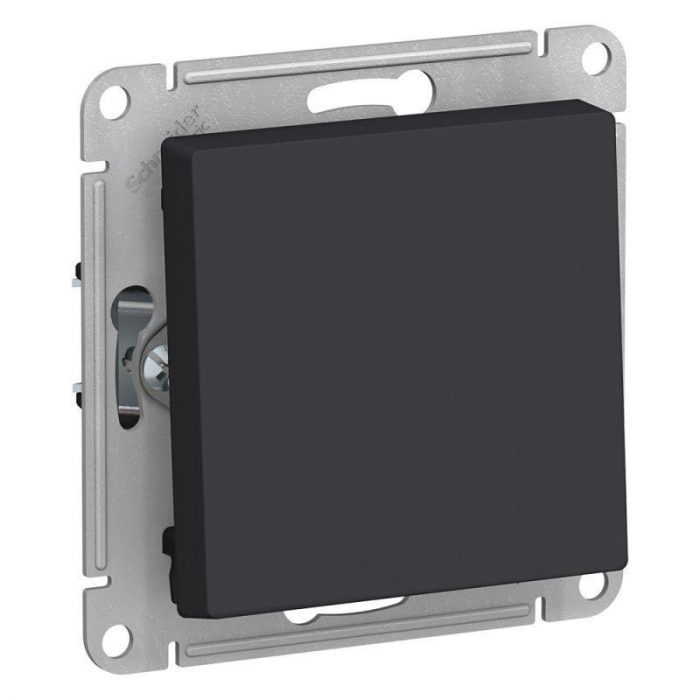 Выключатель одноклавишный Systeme Electric AtlasDesign 10A 250V карбон ATN001011