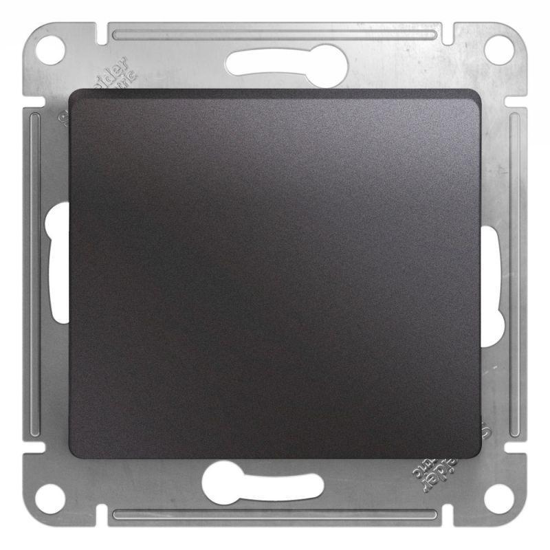 Выключатель одноклавишный Systeme Electric Glossa 10A 250V графит GSL001311