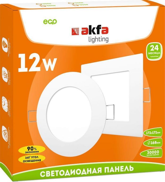 Встраиваемая светодиодная панель Akfa Lighting AK-LPS FLLPR00000017 — изображение 2