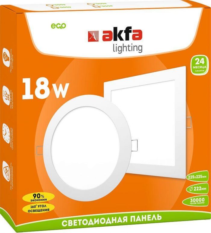 Встраиваемая светодиодная панель Akfa Lighting AK-LPS FLLPR00000019 — изображение 2
