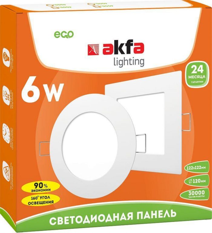 Встраиваемая светодиодная панель Akfa Lighting AK-LPS FLLPR00000023 — изображение 2