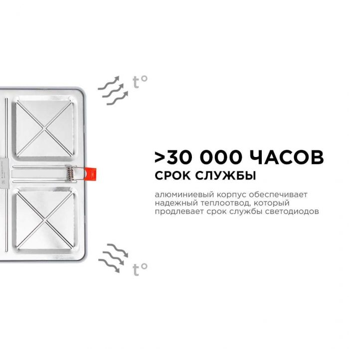 Встраиваемая светодиодная панель OGM LP-24 — изображение 5