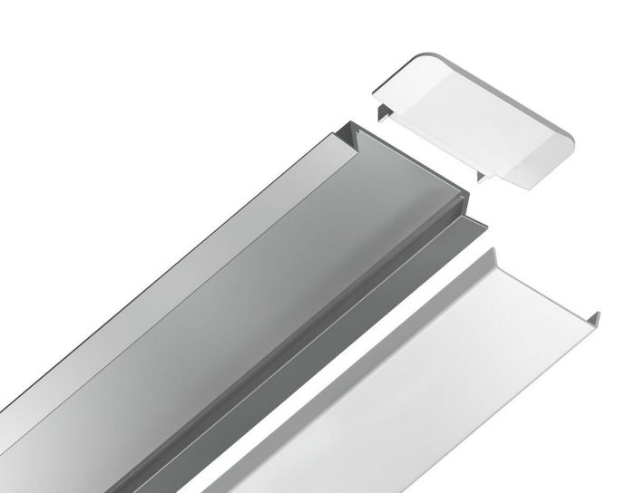 Встраиваемый профиль с рассеивателем Ambrella Illumination GP1100AL — изображение 5