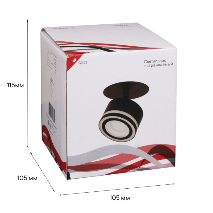 Встраиваемый спот Reluce 53024-9.0-001CT GX53 BK — изображение 2