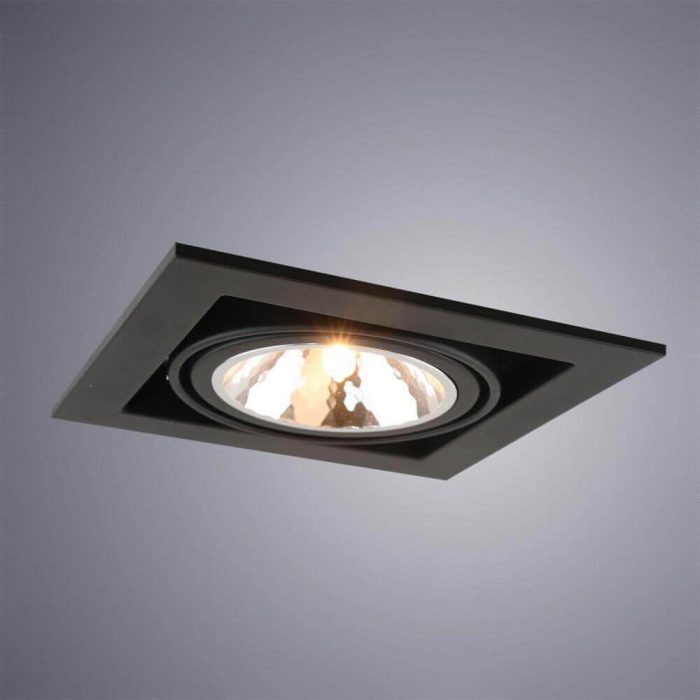 Встраиваемый светильник Arte Lamp Cardani Semplice A5949PL-1BK — изображение 2