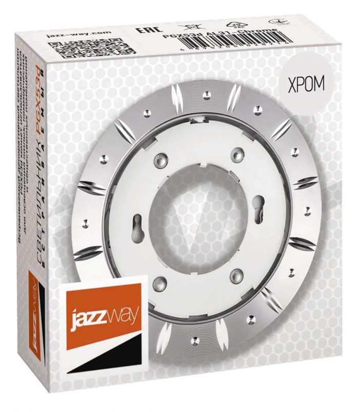 Встраиваемый светильник Jazzway PGX53d AL31-Chrome 5020214 — изображение 2