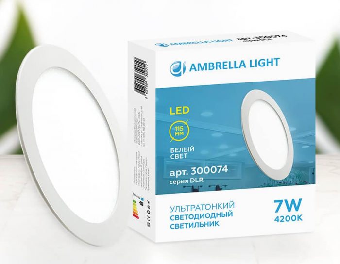 Встраиваемый светодиодный светильник Ambrella light DLR 300074 — изображение 2