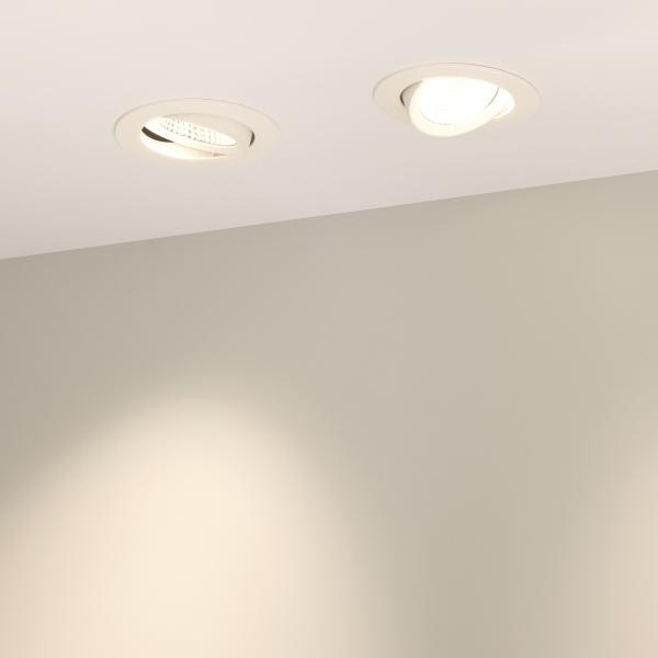 Встраиваемый светодиодный светильник Arlight LTD-Polar-Turn-R80-5W Warm3000 032857 — изображение 3