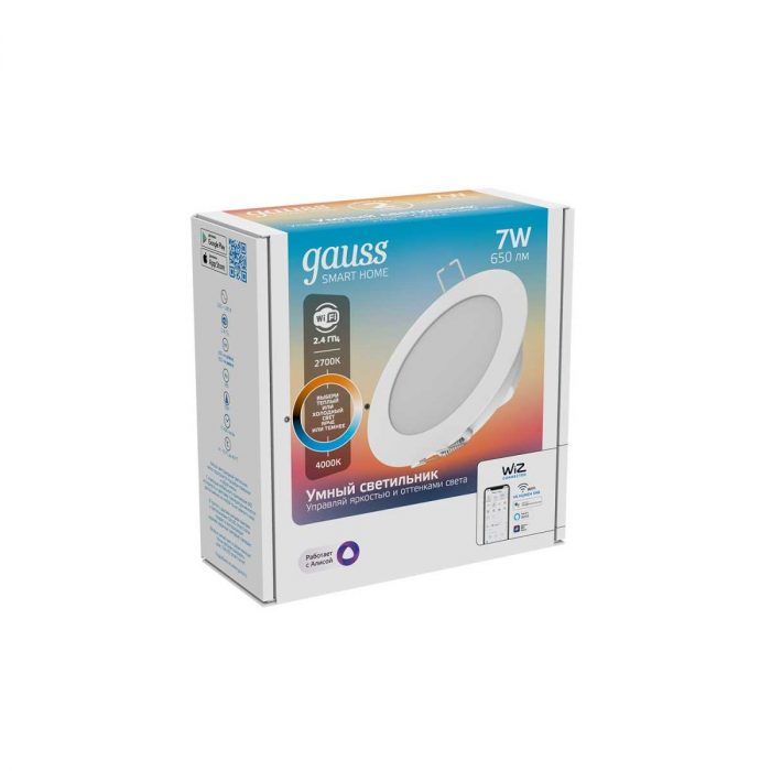 Встраиваемый светодиодный светильник Gauss Smart Home 2030122 — изображение 2