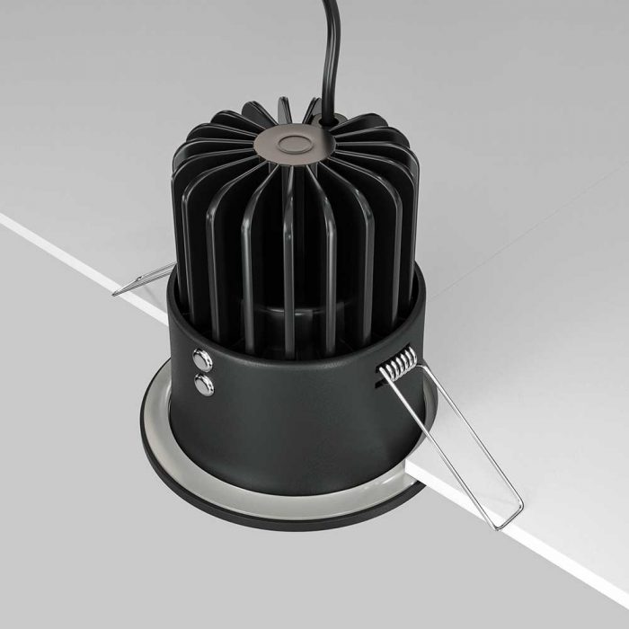 Встраиваемый светодиодный светильник Maytoni Technical Zoom DL034-L12W4K-B — изображение 4